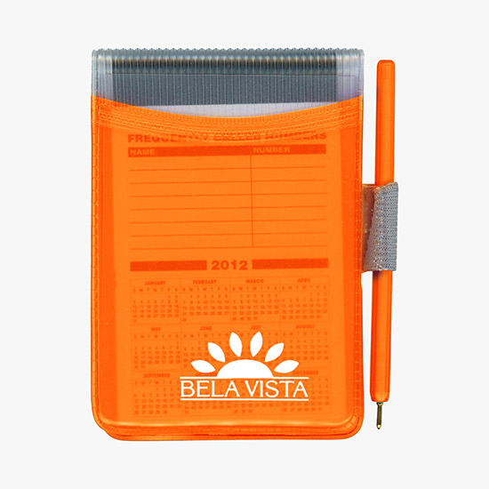 Vibrant Memo Book with Pen