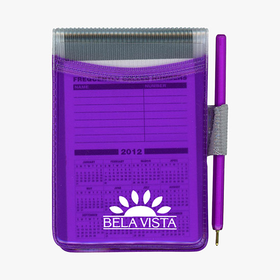 Vibrant Memo Book with Pen