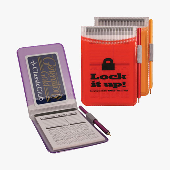 Vibrant Memo Book with Pen