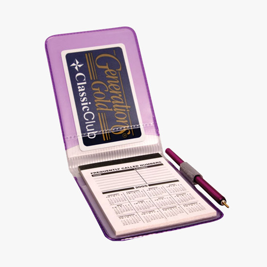 Vibrant Memo Book with Pen