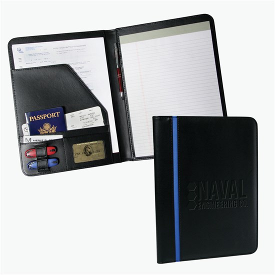 Dualtone Deluxe Padfolio - Deboss