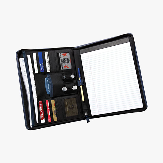 Pedova Zippered Padfolio