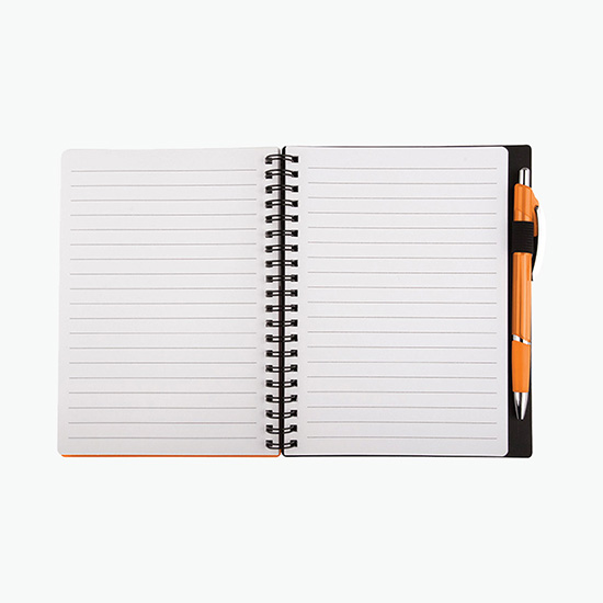 Color Wave Notebook with Ballpoint Pen - 24-Hour Production