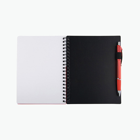 Color Wave Notebook with Ballpoint Pen - 24-Hour Production