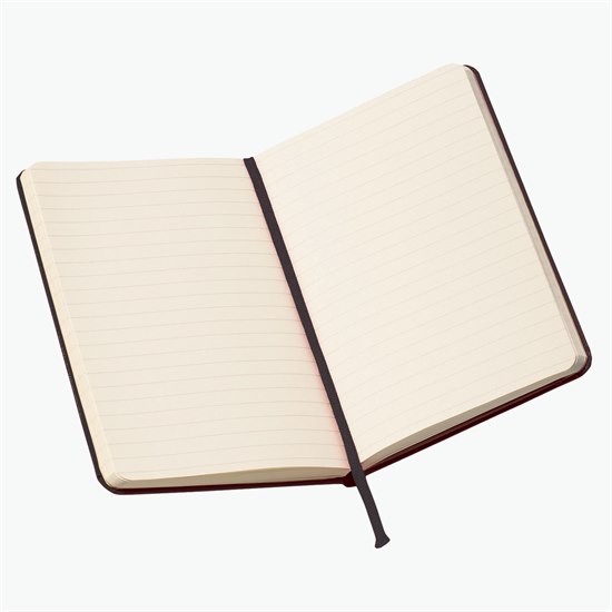 Moleskine® Hard Cover Pocket Size Notebook - Ruled - Debossed