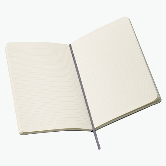 Moleskine® Soft Cover Large Notebook - Ruled - Hot Stamped