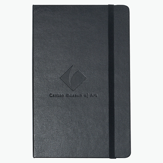 Moleskine® Hard Cover Large Notebook - Ruled - Debossed