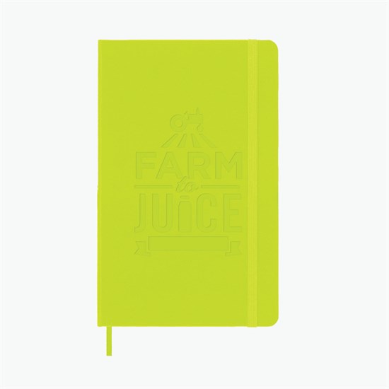 Moleskine® Hard Cover Large Notebook - Ruled - Debossed