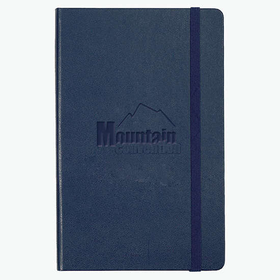 Moleskine® Hard Cover Large Notebook - Ruled - Debossed