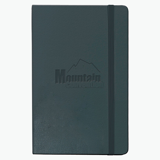 Moleskine® Hard Cover Large Notebook - Ruled - Debossed