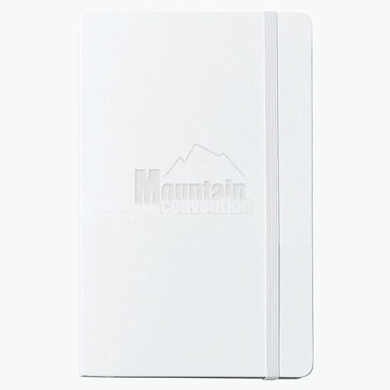 Moleskine® Hard Cover Large Notebook - Ruled - Debossed