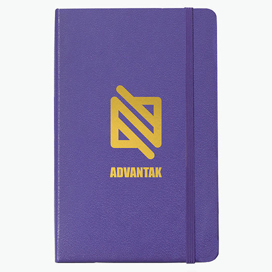 Moleskine® Hard Cover Large Notebook - Ruled - Foil Stamp