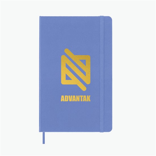 Moleskine® Hard Cover Large Notebook - Ruled - Foil Stamp