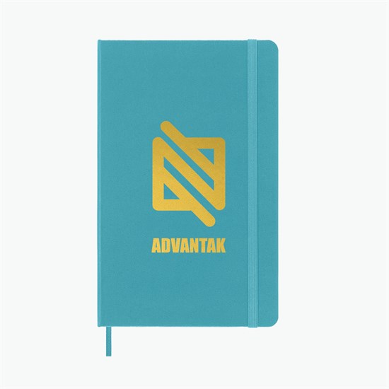 Moleskine® Hard Cover Large Notebook - Ruled - Foil Stamp