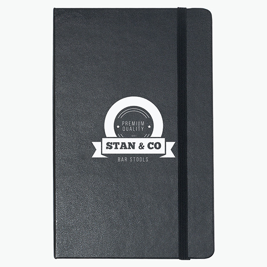 Moleskine® Hard Cover Large Notebook - Ruled - Printed