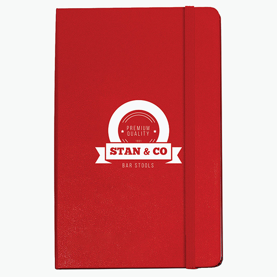 Moleskine® Hard Cover Large Notebook - Ruled - Printed