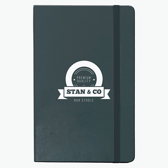 Moleskine® Hard Cover Large Notebook - Ruled - Printed