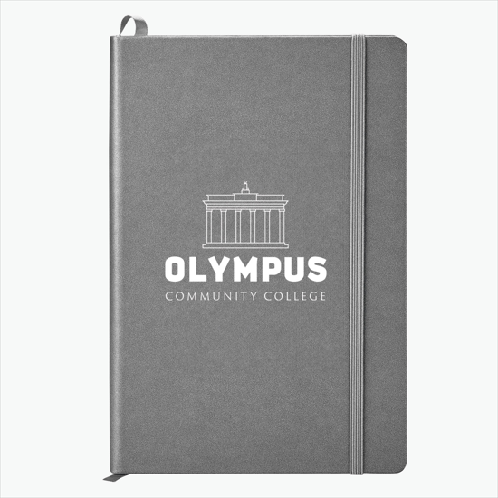 NeoSkin® Satin Metallic Hard Cover Journal - Screen Print
