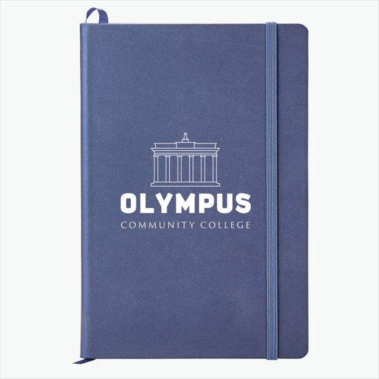 NeoSkin® Satin Metallic Hard Cover Journal - Screen Print