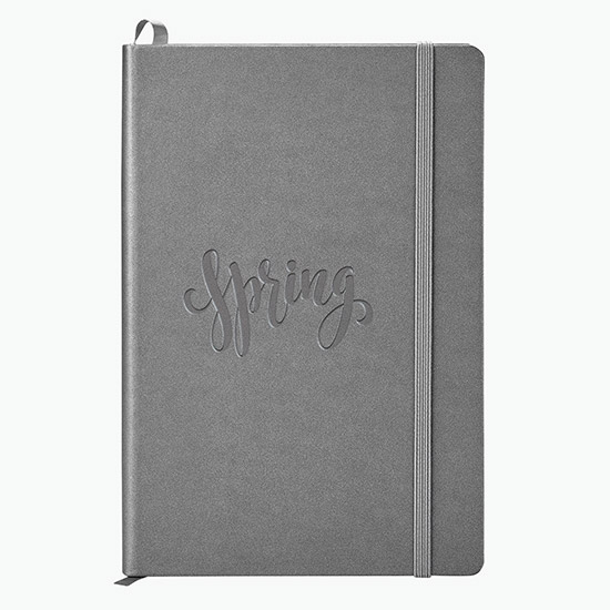 NeoSkin® Satin Metallic Hard Cover Journal