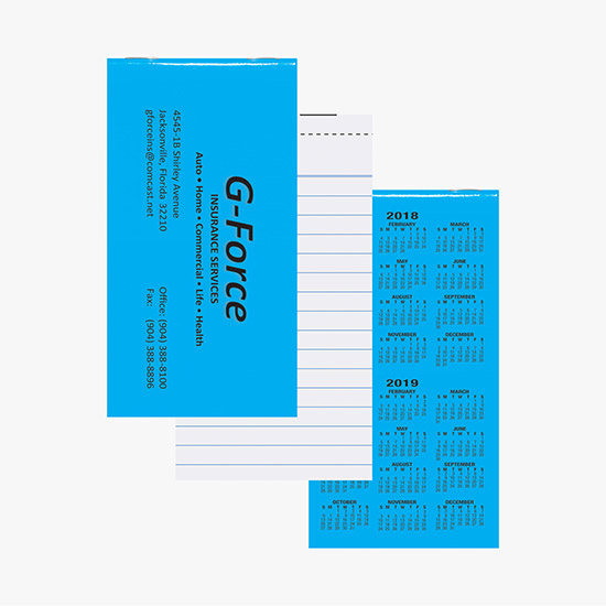 Neon Top Stapled Memo Book