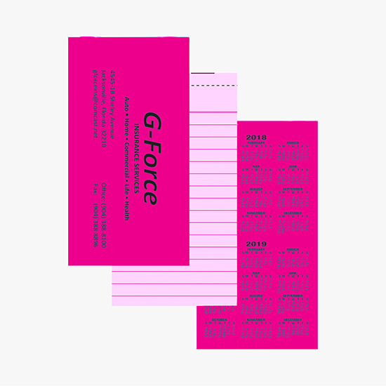 Neon Top Stapled Memo Book