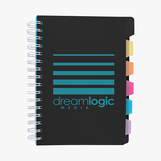 Spiral Notebook with Tabs