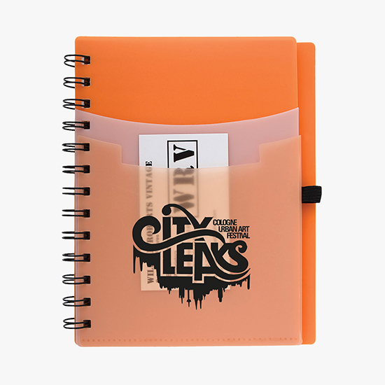 5 x 7 Tri-Pocket Notebook & Pen