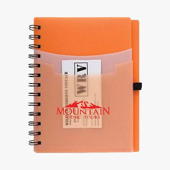 5 x 7 Tri-Pocket Notebook & Pen