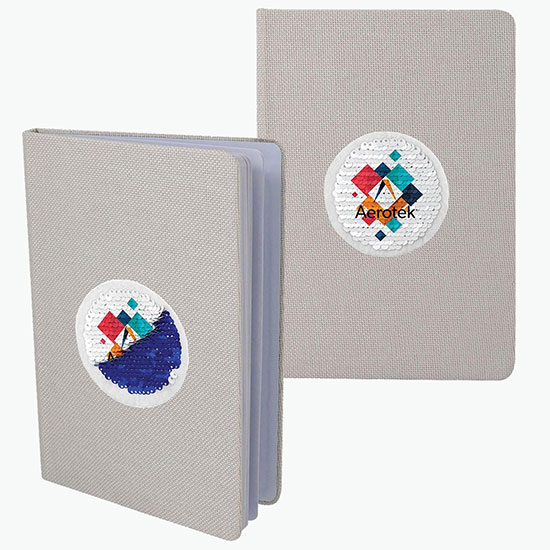 Mermaid Vibrant Full Color Printed Sequin Notebook