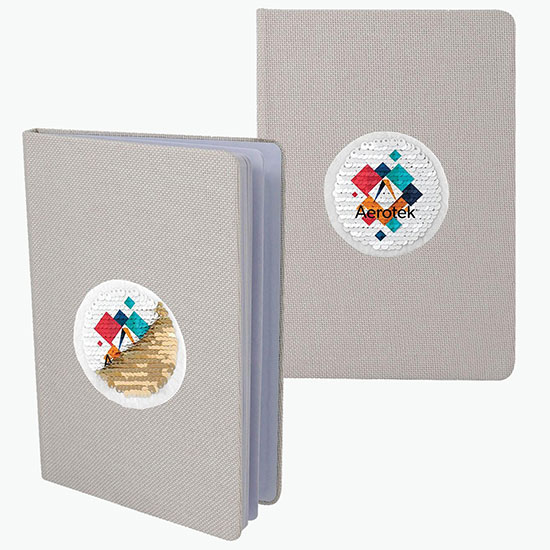 Mermaid Vibrant Full Color Printed Sequin Notebook