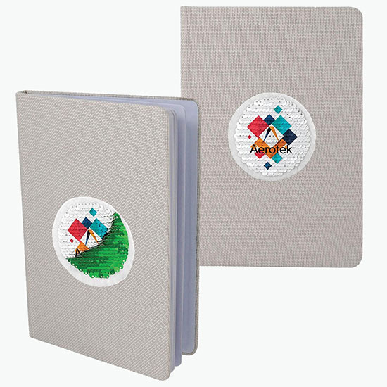 Mermaid Vibrant Full Color Printed Sequin Notebook