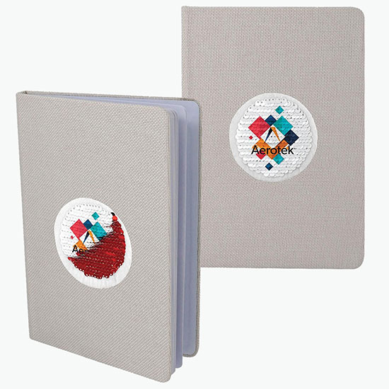 Mermaid Vibrant Full Color Printed Sequin Notebook