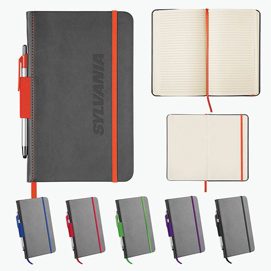 Mod Journal with Stylus Pen Set - Debossed