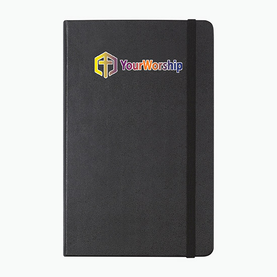 Moleskine® Hard Cover Large Double Layout Notebook - Full Color