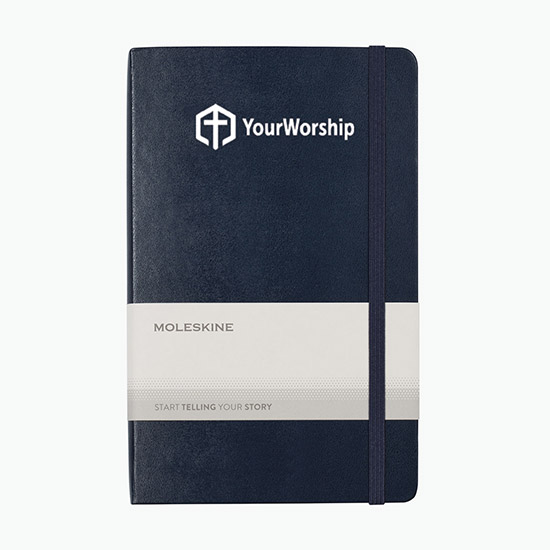 Moleskine® Hard Cover Large Double Layout Notebook
