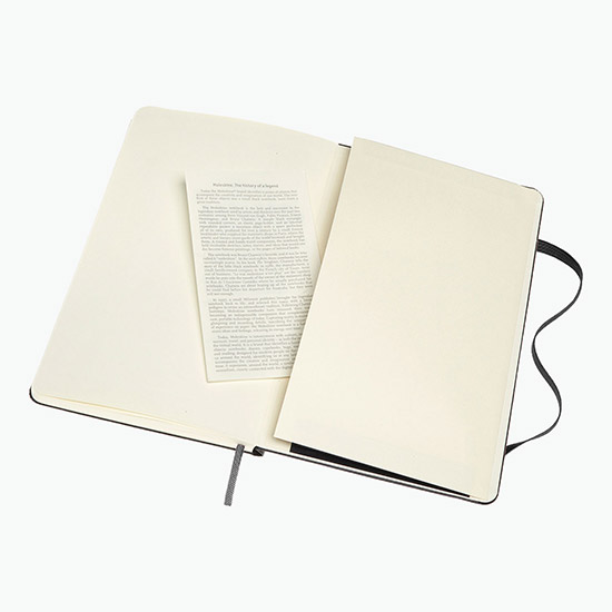 Moleskine® Hard Cover Large Double Layout Notebook