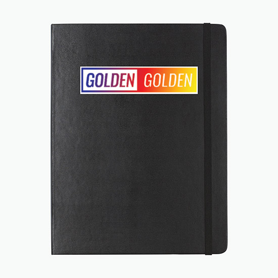 Moleskine® Hard Cover XL Double Layout Notebook - Full Color