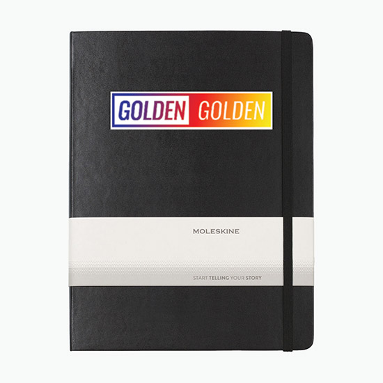 Moleskine® Hard Cover XL Double Layout Notebook - Full Color