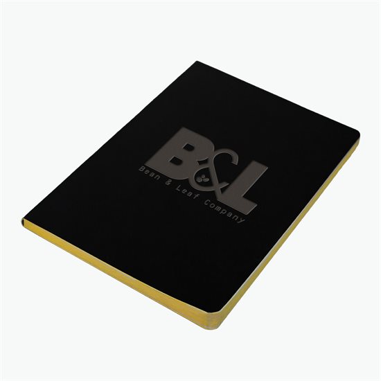 Starlight Gold Edge Notebook - 5 x 7 - Engraved