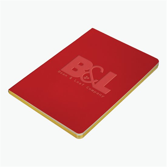 Starlight Gold Edge Notebook - 5 x 7 - Engraved