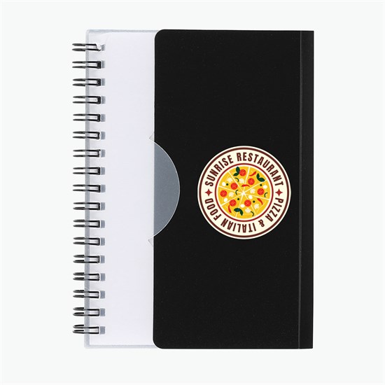 Tuck-In Mini Spiral Notebook - 2-4 Color Imprint