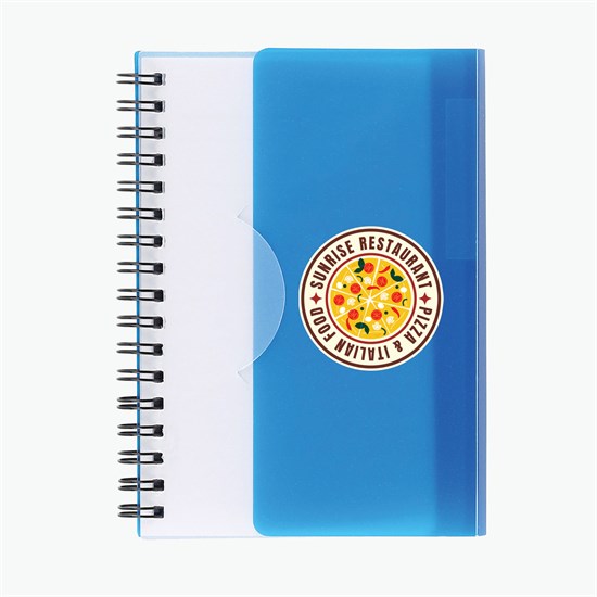 Tuck-In Mini Spiral Notebook - 2-4 Color Imprint