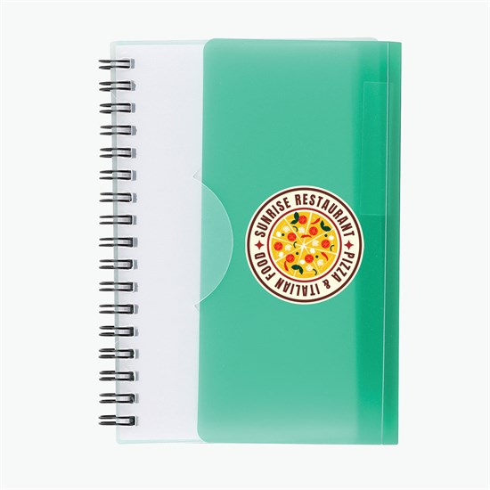 Tuck-In Mini Spiral Notebook - 2-4 Color Imprint