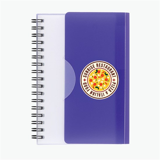 Tuck-In Mini Spiral Notebook - 2-4 Color Imprint