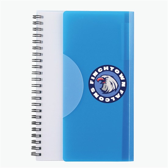 Tuck-In Junior Spiral Notebook - 2-4 Color Imprint