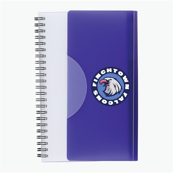 Tuck-In Junior Spiral Notebook - 2-4 Color Imprint