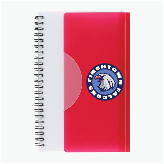 Tuck-In Junior Spiral Notebook - 2-4 Color Imprint