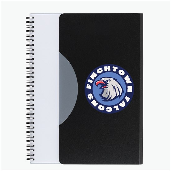 Tuck-In Standard Spiral Notebook - 2-4 Color Imprint