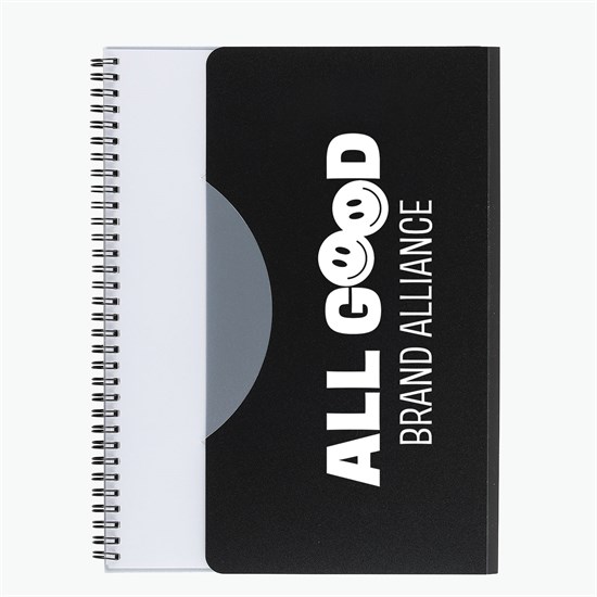 Tuck-In Standard Spiral Notebook - 1 Color Imprint